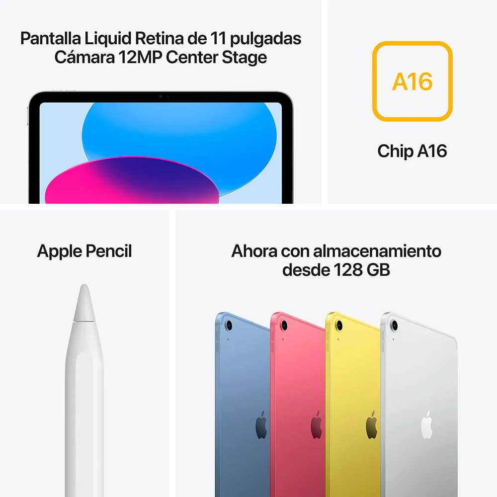 iPad Wi-Fi + Cellular 256 GB - Plata (A16) - Image 7