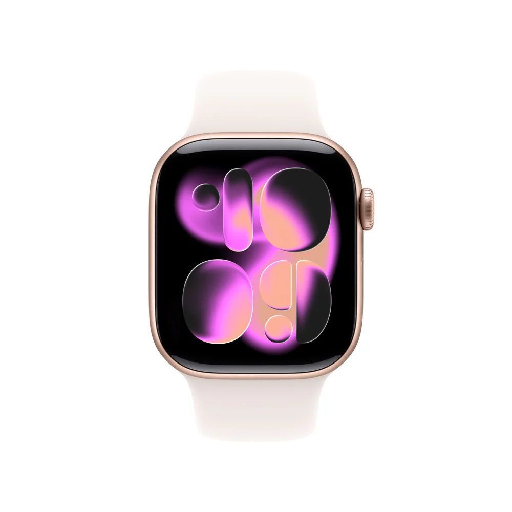 Apple Watch Series 11 GPS • Caja de aluminio color oro rosa de 42 mm • Correa deportiva rosa rubor – M/L - Image 2