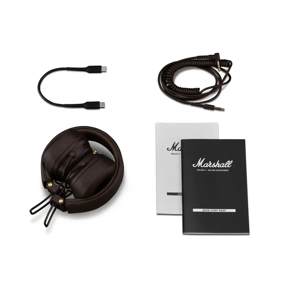 Audífonos Marshall Major V Bluetooth On Ear - Marron - Image 5