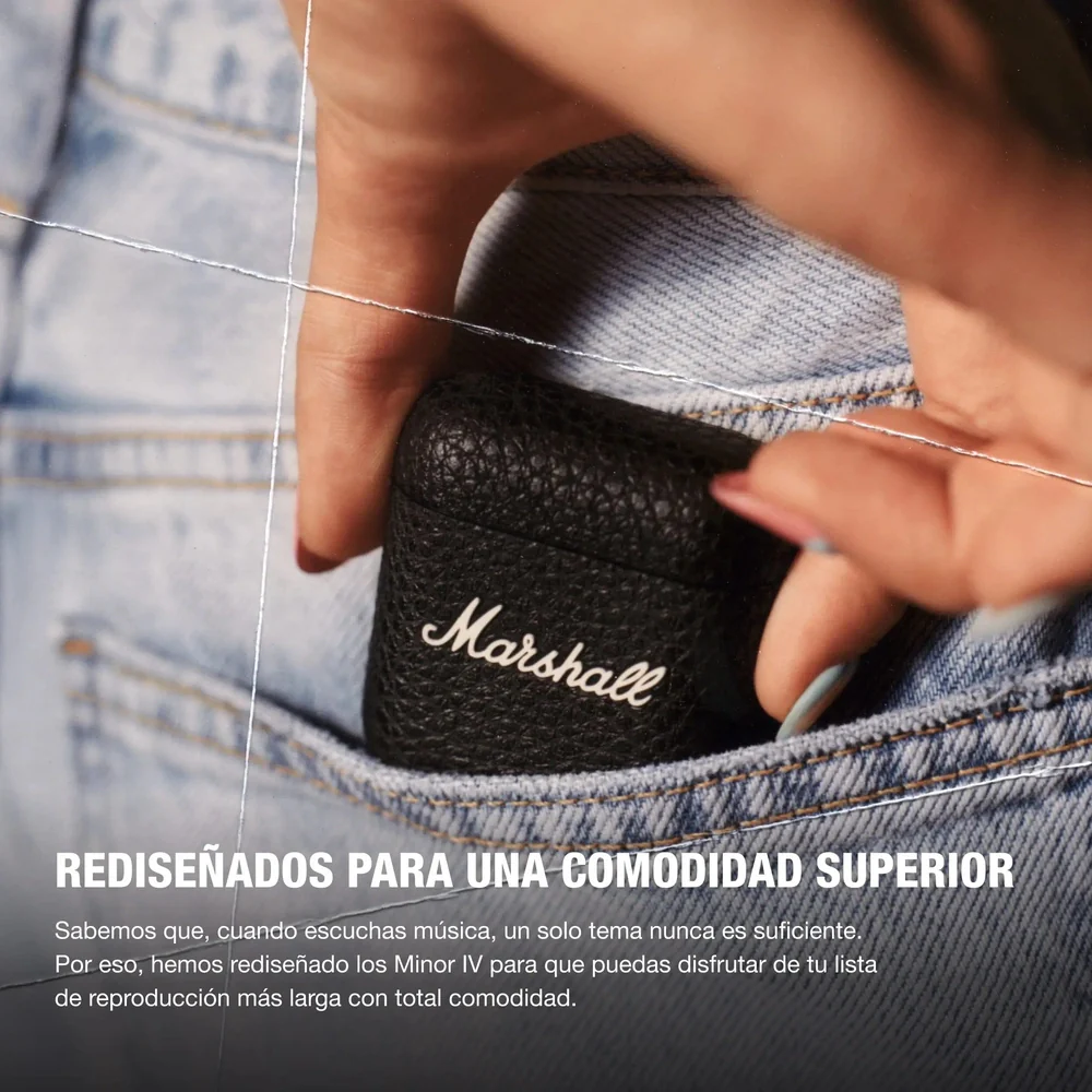 Audífonos Marshall Minor IV Bluetooth In Ear - Negro - Image 6