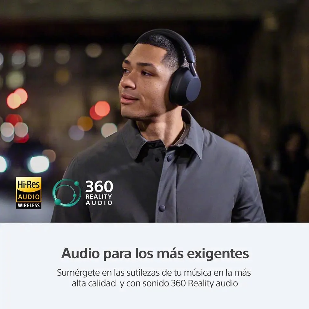Audífonos Sony inalámbricos con cancelación de Ruido Around Ear WH1000XM5 - Negro - Image 3