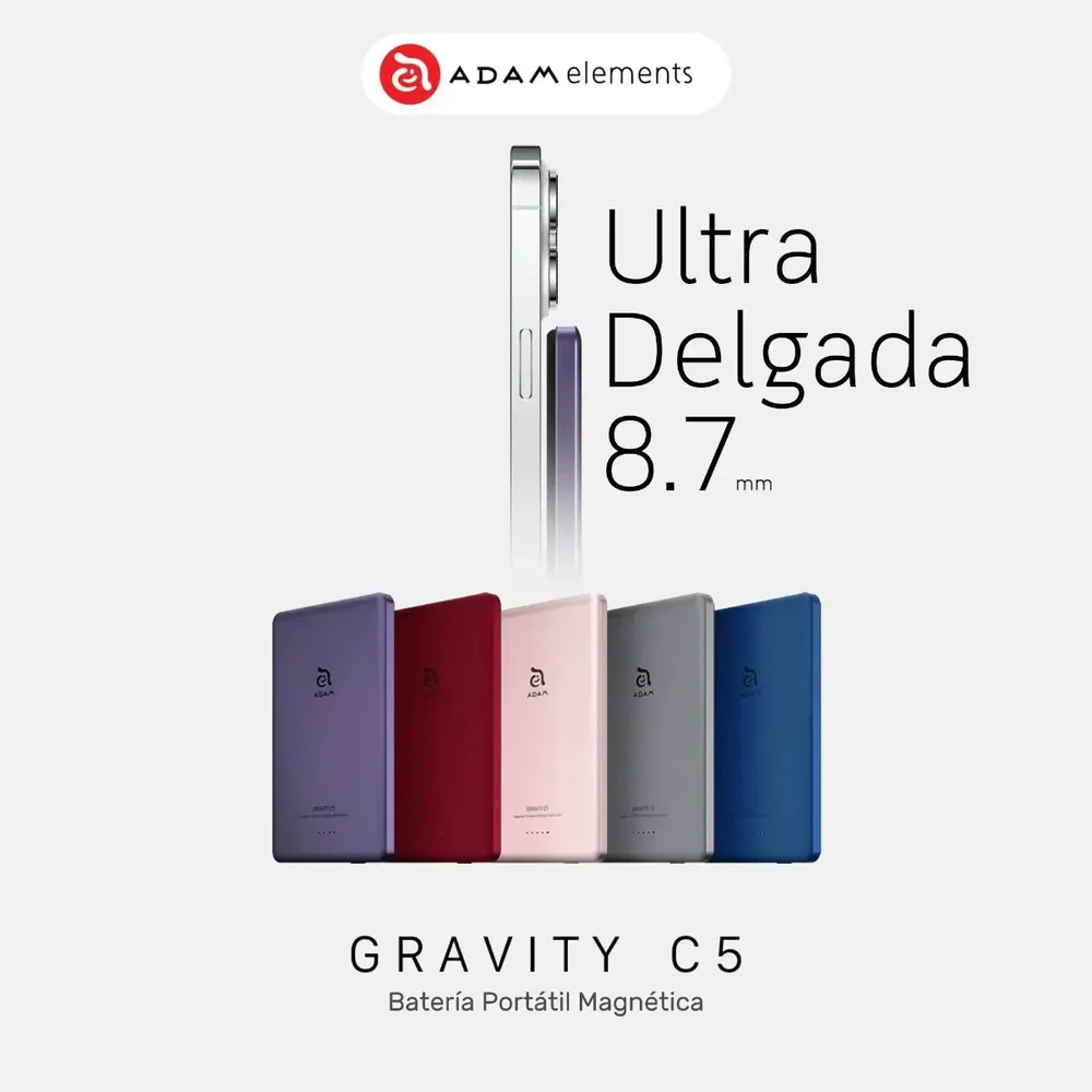 Batería magnética Adam Elements Gravity C5 - 5,000mAh - Púrpura - Image 13