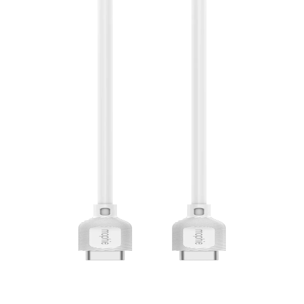 Cable Mophie Essentials USB-C a USB-C 60w 1m - Blanco - Image 4
