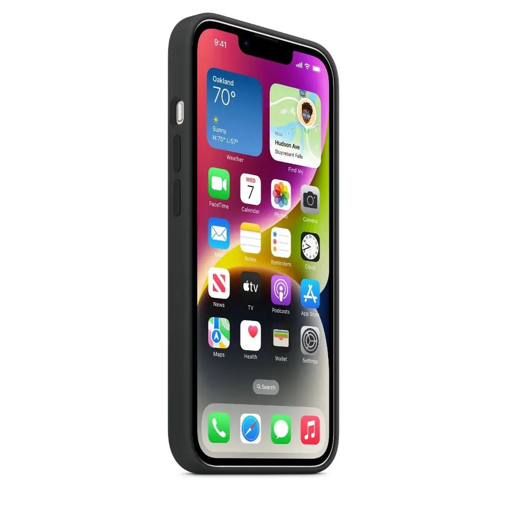 Case de Silicona Apple para iPhone 14 con MagSafe - Medianoche - Image 7