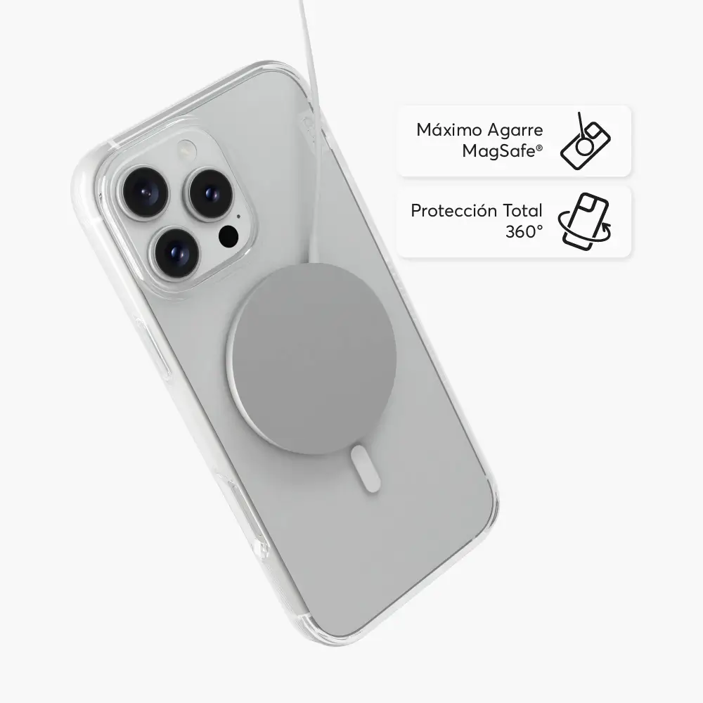 Case NCO SafeCase Force con MagSafe para iPhone 16 Pro Max - Transparente - Image 4