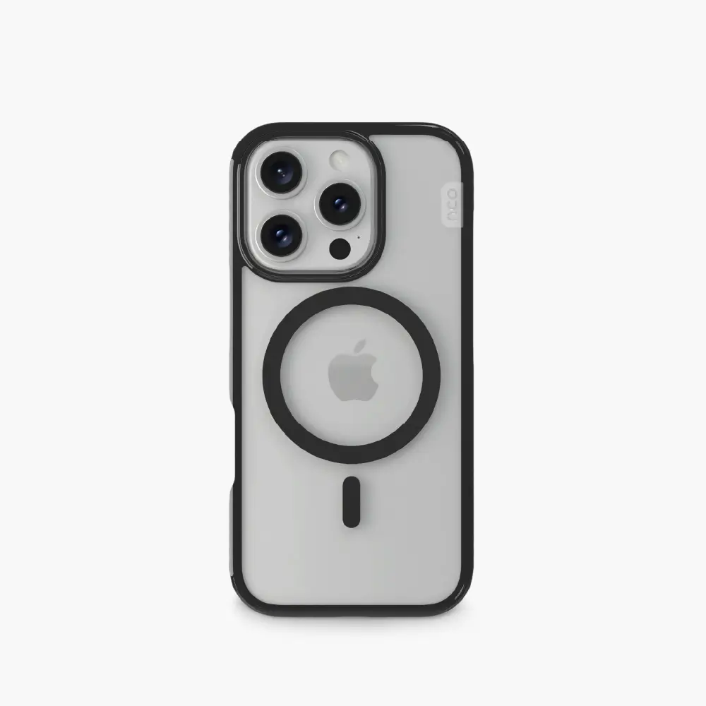 Case NCO SafeCase Force con MagSafe para iPhone 16 Pro - Negro
