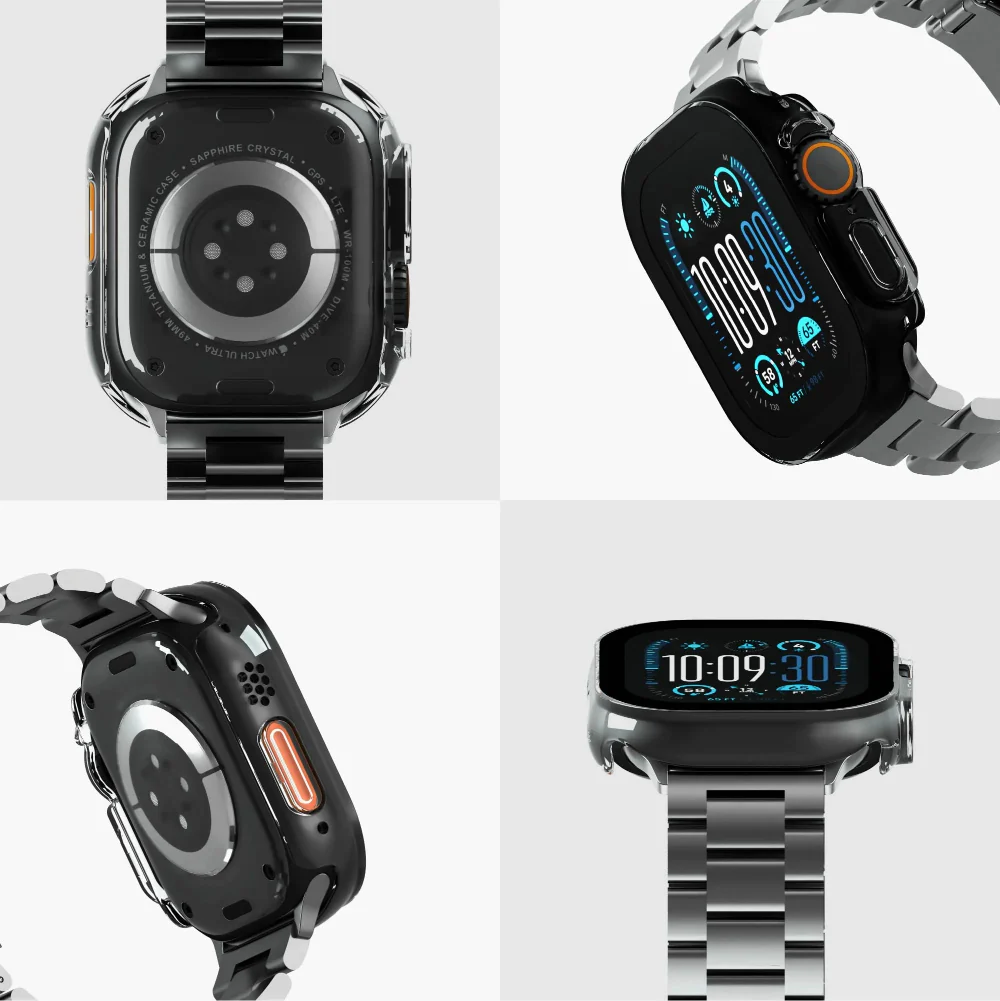Case NCO ClearCase Crystal para Apple Watch Ultra 3 / 2 / 1 - 49mm - Transparente - Image 6