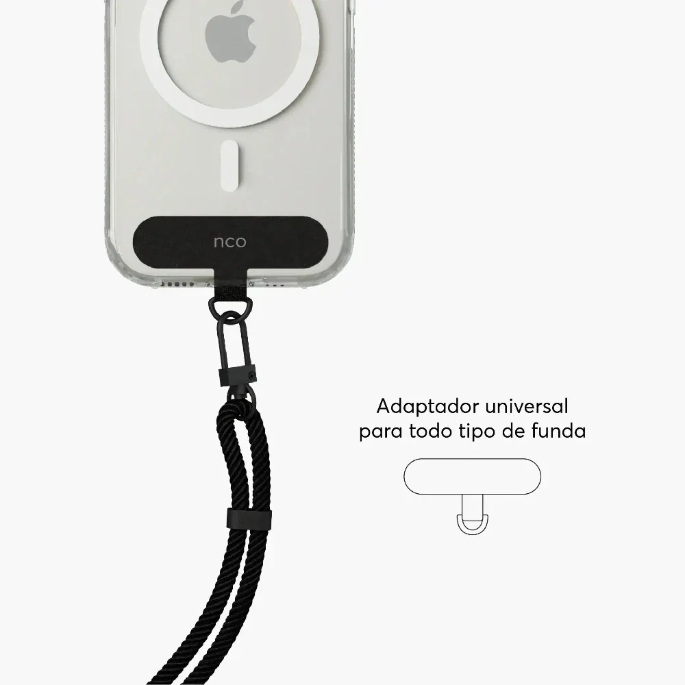 Cuerda Cruzada NCO CarryLoop para iPhone - Negro - Image 4