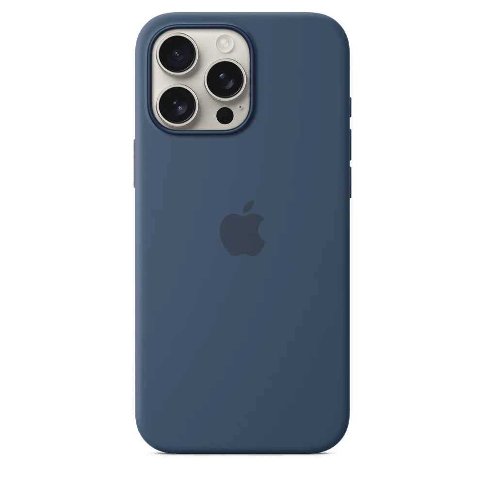 Funda de silicón para el iPhone 16 Pro Max con MagSafe - Azul denim - Image 2