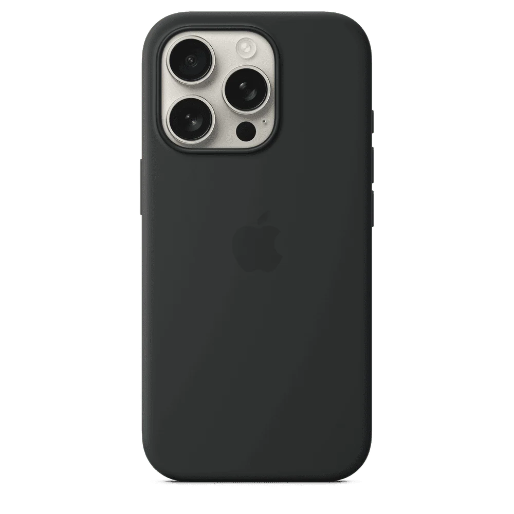 Funda de silicón para el iPhone 16 Pro con MagSafe - Negro - Image 2