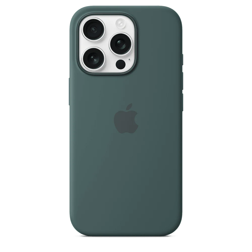 Funda de silicón para el iPhone 16 Pro con MagSafe - Verde lago - Image 3