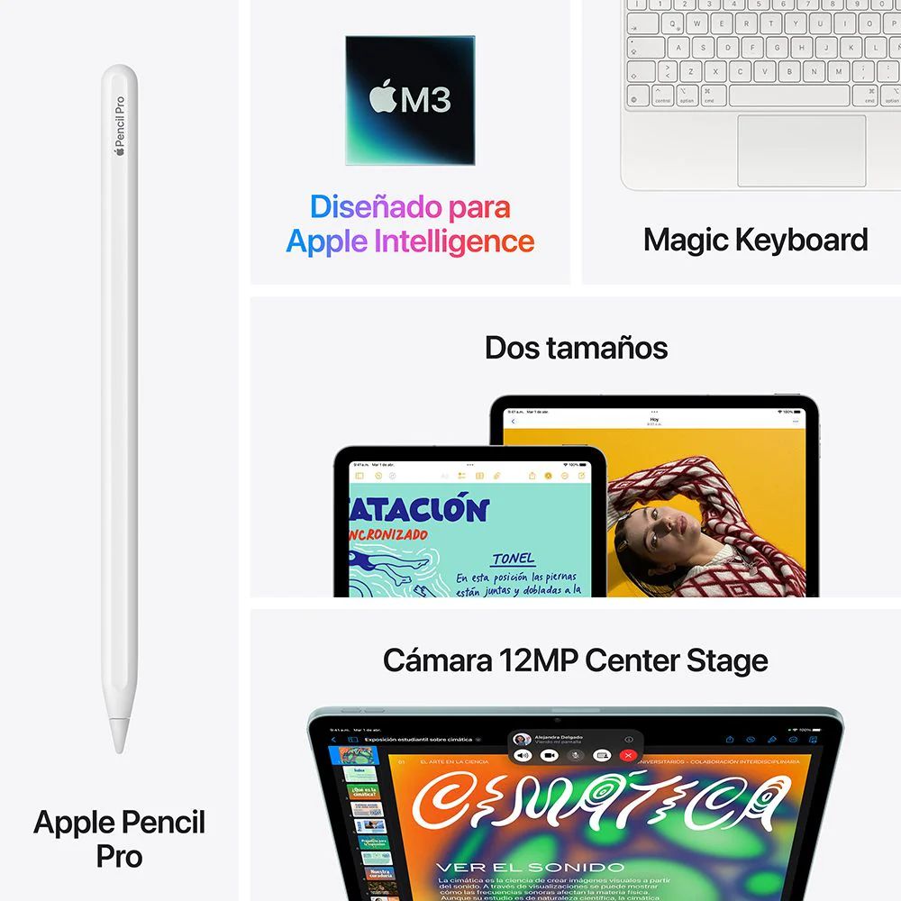 iPad Air de 11 pulgadas Wi-Fi + Cellular 128 GB - Morado (M3) - Image 9