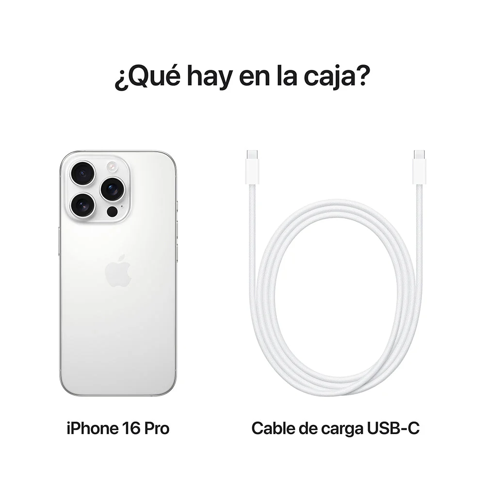 iPhone 16 Pro 128 GB Titanio blanco - Image 10