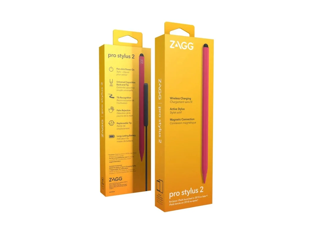 Lapiz Óptico ZAGG Pro Stylus 2 con punta - Rosa - Image 9