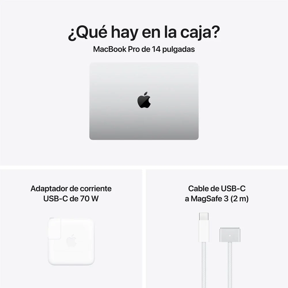 MacBook Pro de 14 pulgadas: Chip M5 Pro de Apple con CPU de 15 núcleos y GPU de 16 núcleos, 1 TB SSD - Color plata - Image 9