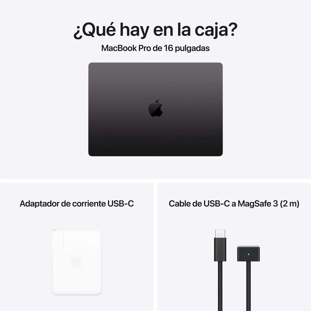 MacBook Pro de 16 pulgadas: Chip M4 Max de Apple con CPU de 14 núcleos y GPU de 32 núcleos, 1 TB SSD - Negro espacial - Image 8