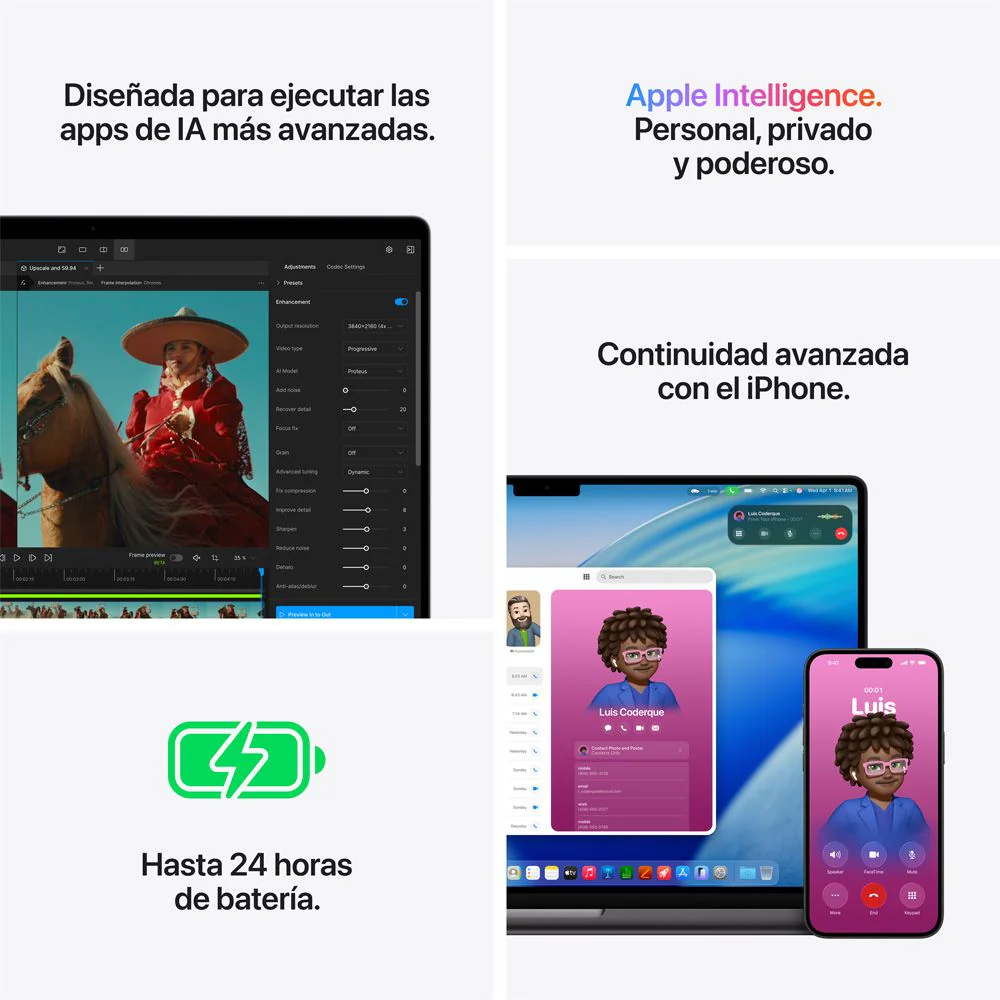 MacBook Pro de 16 pulgadas: Chip M5 Pro de Apple con CPU de 18 núcleos y GPU de 20 núcleos, 1 TB SSD - Color plata - Image 8