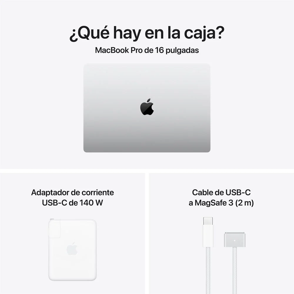 MacBook Pro de 16 pulgadas: Chip M5 Pro de Apple con CPU de 18 núcleos y GPU de 20 núcleos, 1 TB SSD - Color plata - Image 9