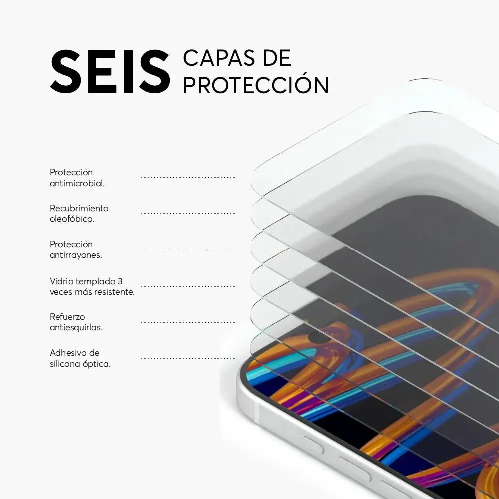 Protector de Pantalla NCO GlassGuard para iPhone 16 Pro - Image 4