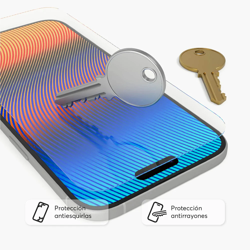 Protector de Pantalla NCO GlassGuard ion+ para iPhone 17 Air - Transparente - Image 3